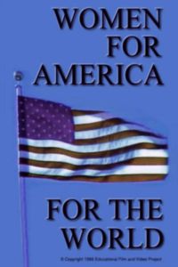 Women--for America, for the World poster